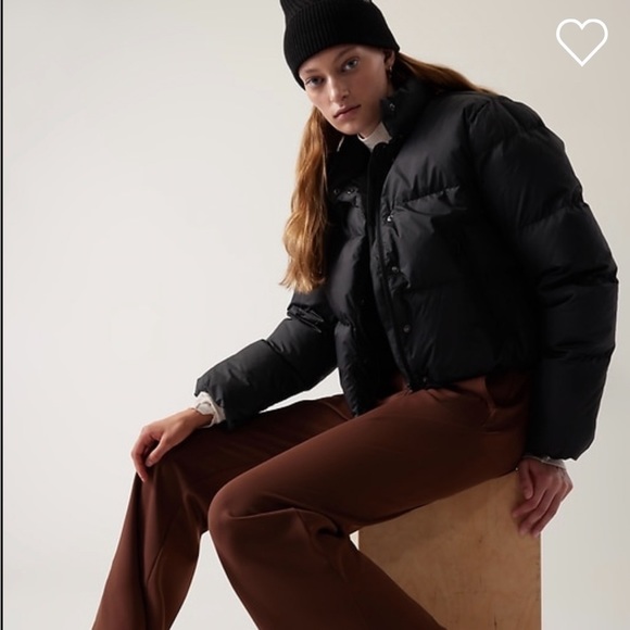 athleta summit down puffer bomber jacket - Picture 2 of 7